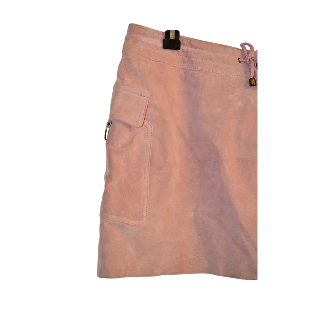 WILSONS LEATHER MAXIMA 12 Mini Skirt Mauve Pink Suede LINED NWT Rare